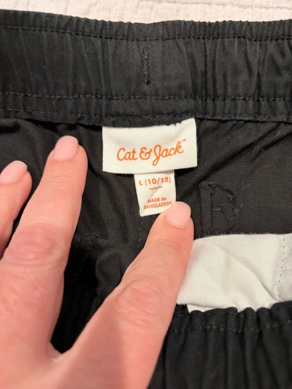 Cat & Jack Girls Black Pull-On Shorts Size Large 10/12